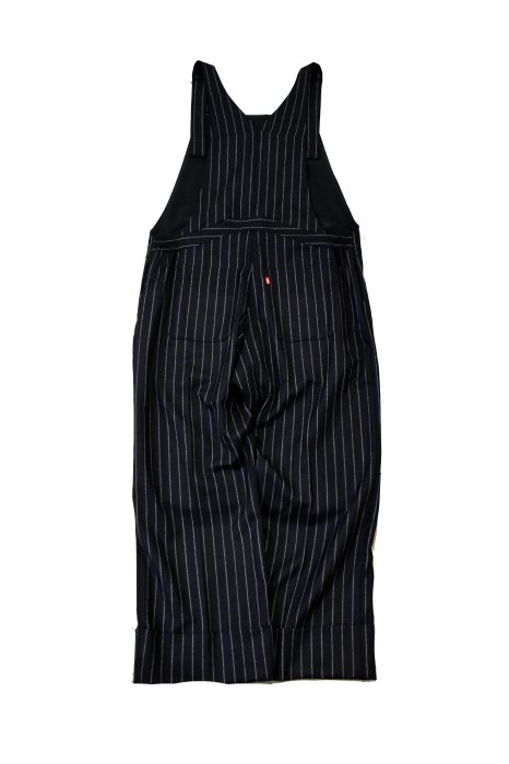 m's Braque Overall (Navy Stripe)