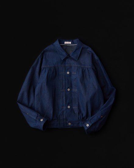 NICENESS Ballon Denim Jacket (Smoke Blue)