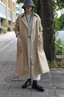 <img class='new_mark_img1' src='https://img.shop-pro.jp/img/new/icons8.gif' style='border:none;display:inline;margin:0px;padding:0px;width:auto;' />TENNE HANDCRAFTED MODERN   Big Size Trench (Ventile Cotton /Camel) 