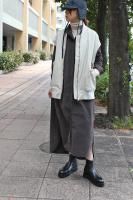 <img class='new_mark_img1' src='https://img.shop-pro.jp/img/new/icons8.gif' style='border:none;display:inline;margin:0px;padding:0px;width:auto;' />Sisii   Leater MA-1 Vest (Dusty Grey)
