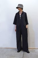 SOLD OUTۡm's Braque  Half Sleeves Jump Suit (Navy)