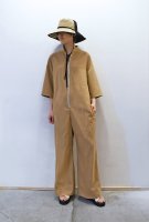 SOLD OUT m's Braque  Half Sleeves Jump Suit (Camel)