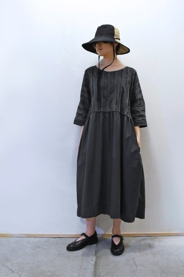 KristenseN DU NORD Recycled Cotton Frill Dress Graphite)