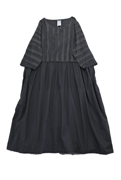 KristenseN DU NORD Recycled Cotton Frill Dress Graphite)