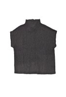 SOLD OUT KristenseN DU NORD  Luxury Cotton Linen Silk Knit Top (Graphite)