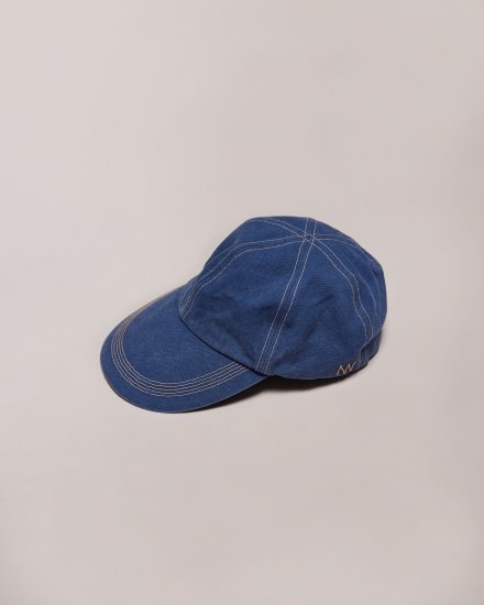 NICENESS Canvas Long Ville Cap (Blue)