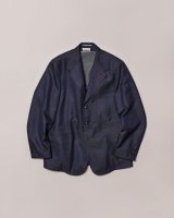 SOLD OUT NICENESSMohair Chambray Jacket (Navy)