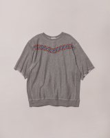 SOLD OUT NICENESS  Hand Embroidery Sweat Tee (Heather Gray)