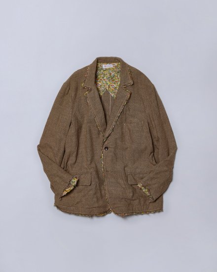 NICENESS Twisted Silk Jacket (Khaki)