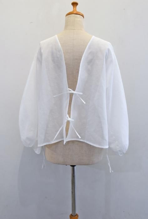 TENNE HANDCRAFTED 点てる MODERN オーガンザショートスモック