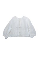 SOLD OUT TENNE HANDCRAFTED MODERN  Organza 2Way Short Smock (White) 