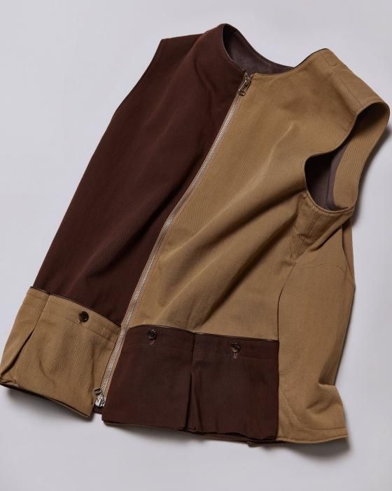 BISOWN]MOKUME VEST | YES-姫路の美容院と服のお店YES(イエス)です。