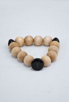 <img class='new_mark_img1' src='https://img.shop-pro.jp/img/new/icons8.gif' style='border:none;display:inline;margin:0px;padding:0px;width:auto;' />m's Braque   Bracelet (Natural Wood & Onyx)