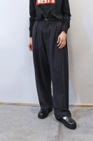 SOLD OUT COGTHEBIGSMOKE   Choke Stripe Double Tuck Trousers