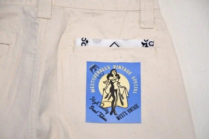 WESTOVERALLS AYD × WOA MEMORIAL TROUSERS(Ecru/men) WESTOVERALLS AYD × WOA MEMORIAL TROUSERS(Ecru/men)