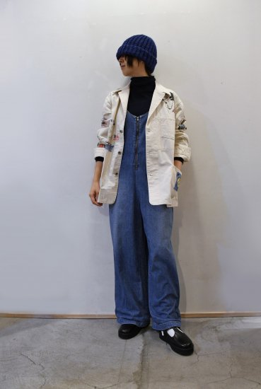 WESTOVERALLS AYD × WOA MEMORIAL COVERALL (Ecru)(Ecru/Women)