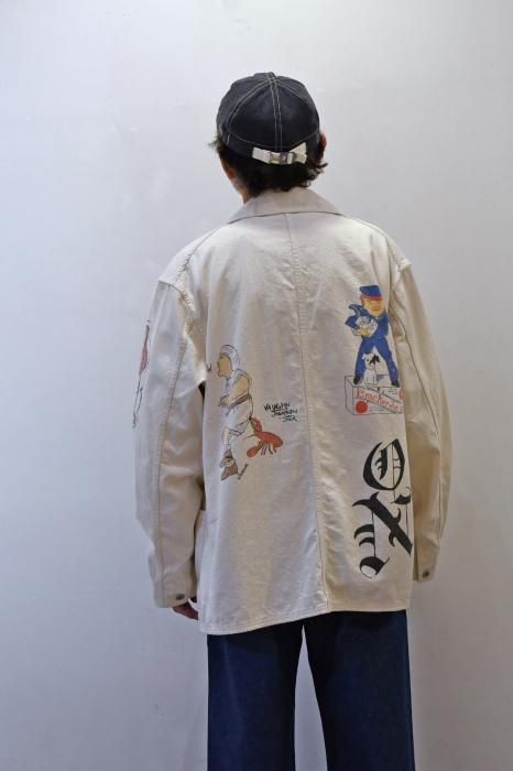 WESTOVERALLS AYD × WOA MEMORIAL COVERALL (Ecru)(Ecru/men)