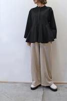 <img class='new_mark_img1' src='https://img.shop-pro.jp/img/new/icons8.gif' style='border:none;display:inline;margin:0px;padding:0px;width:auto;' />TENNE HANDCRAFTED MODERN  Double Cloth Frill Shirts (Black)