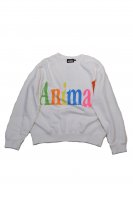 <img class='new_mark_img1' src='https://img.shop-pro.jp/img/new/icons8.gif' style='border:none;display:inline;margin:0px;padding:0px;width:auto;' />STUDIO WEAREALLANIMALS  Animals Letter Sweat Shirt (White/Size M)