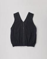 <img class='new_mark_img1' src='https://img.shop-pro.jp/img/new/icons8.gif' style='border:none;display:inline;margin:0px;padding:0px;width:auto;' />NICENESS  Double Fronted Zip Vest (Charcoal)