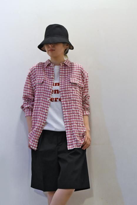 BISOWN Check G.I Shirts (Red Check)