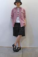 <img class='new_mark_img1' src='https://img.shop-pro.jp/img/new/icons8.gif' style='border:none;display:inline;margin:0px;padding:0px;width:auto;' />BISOWN  Check G.I Shirts (Red Check)