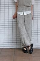 SOLD OUT SOWER  Linen Fur Pants (Natural)
