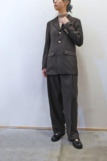 BISOWN】SHEER WOOL UNCON JACKET
