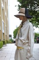 <img class='new_mark_img1' src='https://img.shop-pro.jp/img/new/icons8.gif' style='border:none;display:inline;margin:0px;padding:0px;width:auto;' />AEHRRDraping Action Pleats Sleeve Shirt (French Oak) 