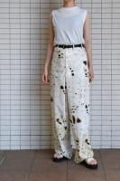 <img class='new_mark_img1' src='https://img.shop-pro.jp/img/new/icons8.gif' style='border:none;display:inline;margin:0px;padding:0px;width:auto;' />AEHRRDraping Crotch Box Pleats  Trousers (Printed Conus Sieboldi)