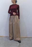 <img class='new_mark_img1' src='https://img.shop-pro.jp/img/new/icons8.gif' style='border:none;display:inline;margin:0px;padding:0px;width:auto;' />SOWER  Long Sleeve Crew Neck Rib T-Shirt (Bordeaux)