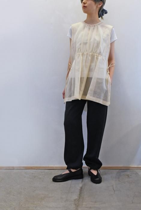 TENNE HANDCRAFTED MODERN Organza 2Way Short Dress (Beige)