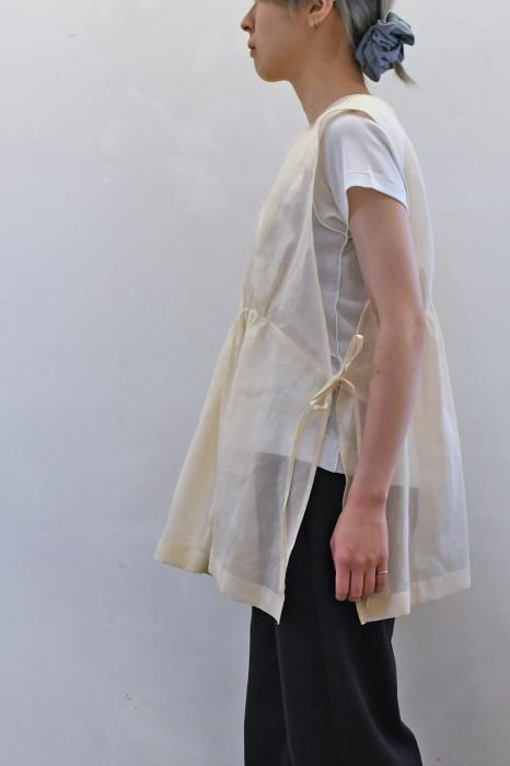 TENNE HANDCRAFTED MODERN オーガンジー2WAYショート TENNE HANDCRAFTED MODERN コットンオーガンジー2wayショート
