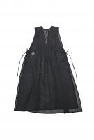 SOLD OUT TENNE HANDCRAFTED MODERN  Organza 2Way Long Dress (Black) 
