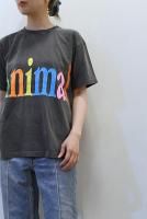 <img class='new_mark_img1' src='https://img.shop-pro.jp/img/new/icons8.gif' style='border:none;display:inline;margin:0px;padding:0px;width:auto;' />STUDIO WEAREALLANIMALS  Animals Letter  T-Shirt (Black/Size S)