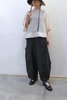 <img class='new_mark_img1' src='https://img.shop-pro.jp/img/new/icons8.gif' style='border:none;display:inline;margin:0px;padding:0px;width:auto;' />TENNE HANDCRAFTED MODERN  Half Sleeve Top (Ivory)