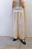 SOLD OUT TENNE HANDCRAFTED MODERN  Organza Wide Pants (Beige)