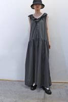 <img class='new_mark_img1' src='https://img.shop-pro.jp/img/new/icons8.gif' style='border:none;display:inline;margin:0px;padding:0px;width:auto;' />KristenseN DU NORDCotton Boil Ruffied Dress (Graphite)
