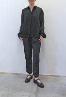 <img class='new_mark_img1' src='https://img.shop-pro.jp/img/new/icons8.gif' style='border:none;display:inline;margin:0px;padding:0px;width:auto;' />KristenseN DU NORD  Linen Gauze Shirt (Black)