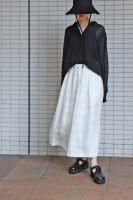 <img class='new_mark_img1' src='https://img.shop-pro.jp/img/new/icons8.gif' style='border:none;display:inline;margin:0px;padding:0px;width:auto;' />KristenseN DU NORD  Linen Gauze Shirt (Black)