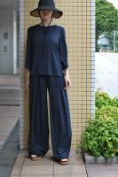 <img class='new_mark_img1' src='https://img.shop-pro.jp/img/new/icons8.gif' style='border:none;display:inline;margin:0px;padding:0px;width:auto;' />SEVENROOMS Wide Sleeve Tee (D.navy)
