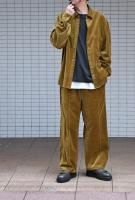 <img class='new_mark_img1' src='https://img.shop-pro.jp/img/new/icons8.gif' style='border:none;display:inline;margin:0px;padding:0px;width:auto;' />phebus  Garment Dye Velvet Shirt (Green Khaki)