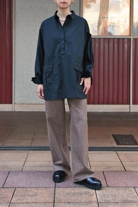 別注　24AW bisown Extra Wide Denim BISOWN Wide Denim (Brown Bleach/Women)