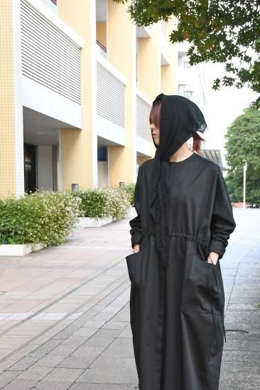 tenne handcrafted modern ワンピース　黒 TENNE HANDCRAFTED MODERN 【 womens 】Waist strings dress