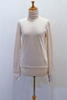 【SOLD OUT】 AEHRR High Neck Cuff Sleeve Tee (Perfect Pale)