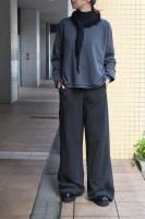 <img class='new_mark_img1' src='https://img.shop-pro.jp/img/new/icons8.gif' style='border:none;display:inline;margin:0px;padding:0px;width:auto;' />KristenseN DU NORDLight Herringbone Wide Pants (Grey Melange)