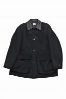 SOLD OUT BISOWN  Lambswool Hunting Coat (Black)