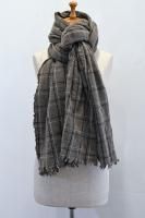 <img class='new_mark_img1' src='https://img.shop-pro.jp/img/new/icons8.gif' style='border:none;display:inline;margin:0px;padding:0px;width:auto;' />private 02 04 Cashmere Stole(Check/Cafe Grey)