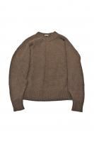 <img class='new_mark_img1' src='https://img.shop-pro.jp/img/new/icons8.gif' style='border:none;display:inline;margin:0px;padding:0px;width:auto;' />phebus  Yak x Washi Hand Knit Jumper (Leaf Khaki)