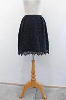 <img class='new_mark_img1' src='https://img.shop-pro.jp/img/new/icons20.gif' style='border:none;display:inline;margin:0px;padding:0px;width:auto;' />Bilitis dix-sept ans   Chemical Lace Skirt (Black) 